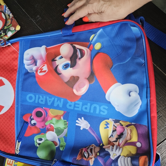 Nintendo Kids Backpack Set - Red and Blue - Picture 6 of 9